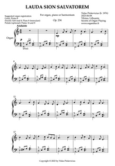 Lauda Sion Salvatorem, Op. 234 (Organ Solo) by Vidas Pinkevicius
