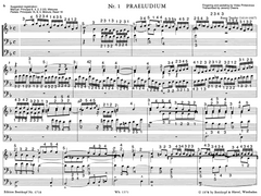 Prelude in F Major by Franz Tunder with fingering and pedaling