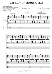Carillon on Morning Star, Op. 206 (Organ Solo) by Vidas Pinkevicius