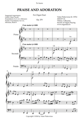 Praise and Adoration, Op. 270 (Organ Duet) by Vidas Pinkevicius (2024)
