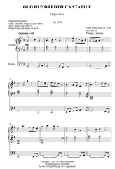 Old Hundredth Cantabile, Op. 379 (Organ Solo) by Vidas Pinkevicius