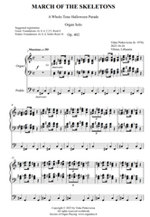 March of the Skeletons, Op. 402 (Organ Solo) by Vidas Pinkevicius