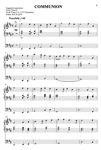 Four Sacred Cantabiles, Op. 448 (Organ Solo) by Vidas Pinkevicius