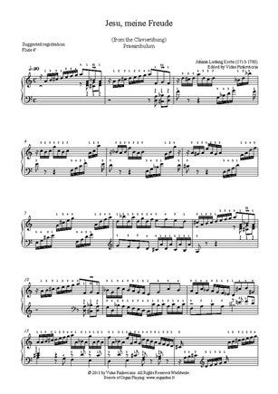 Jesu meine Freude by Krebs