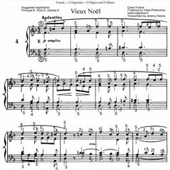 Andantino in D Minor from L'Organiste by Cesar Franck with Fingering