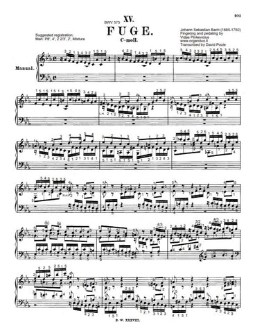 Fugue in C Minor, BWV 575 by J.S. Bach