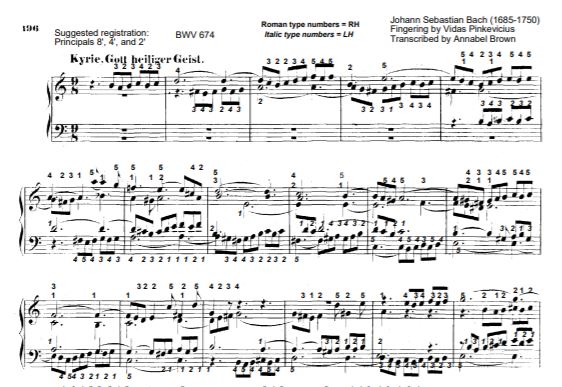 Kyrie, Gott Heiliger Geist, BWV 674 by J.S. Bach