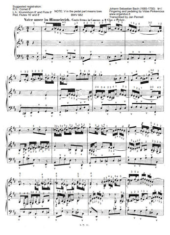 Vater unser im Himmelreich, BWV 682 by J.S. Bach