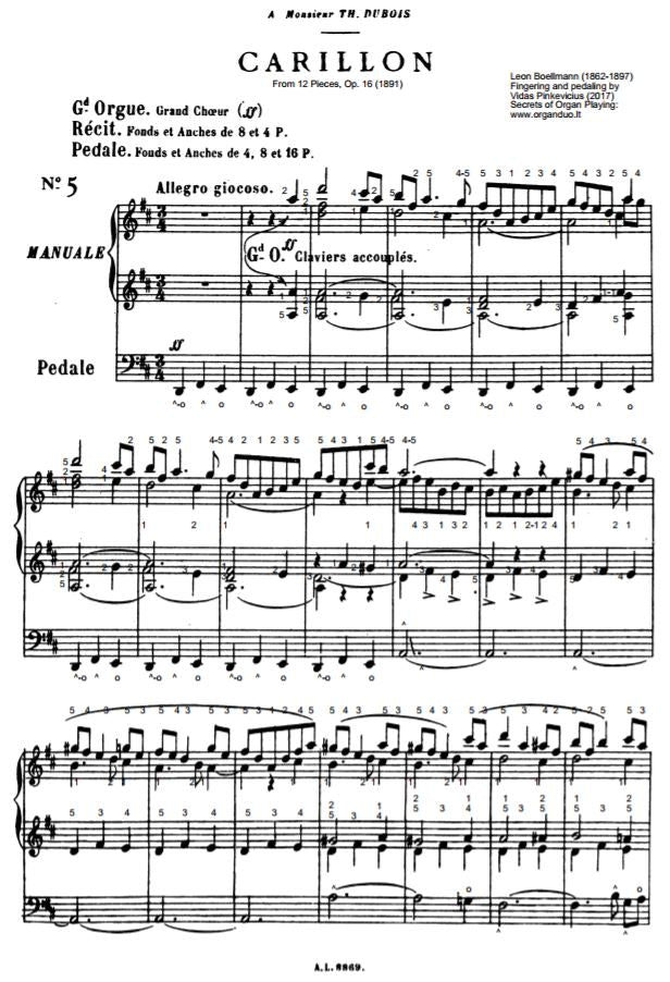 Carillon by Leon Boellmann