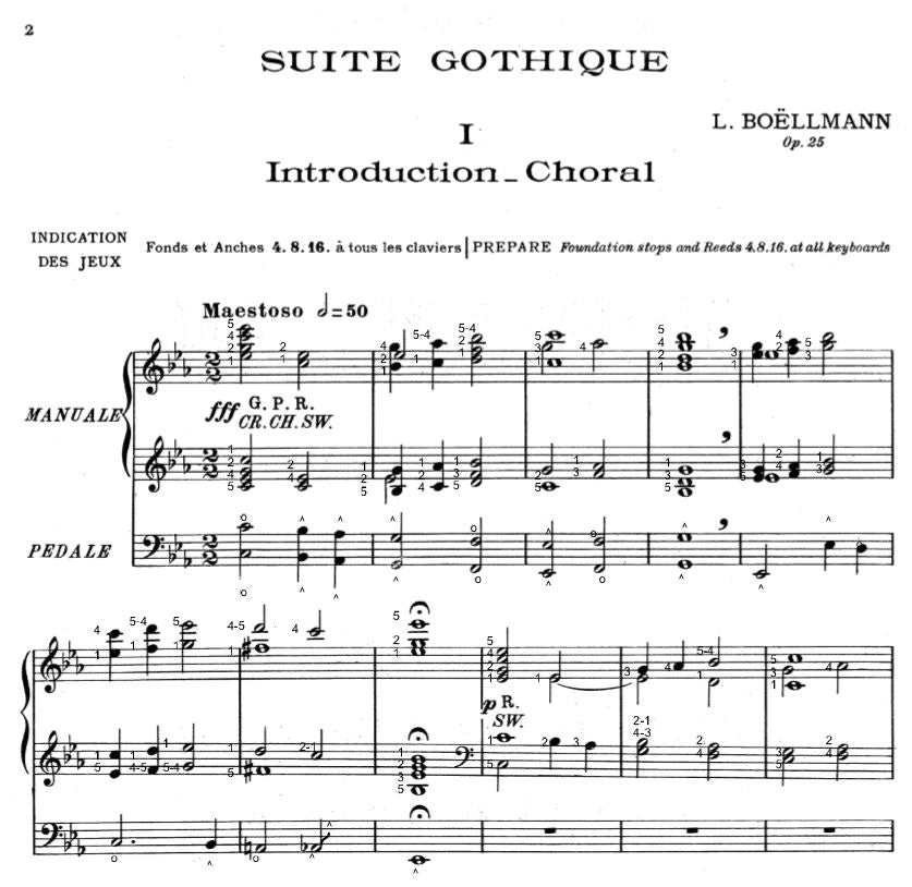 Boellmann Introduction-Choral From Suite Gothique