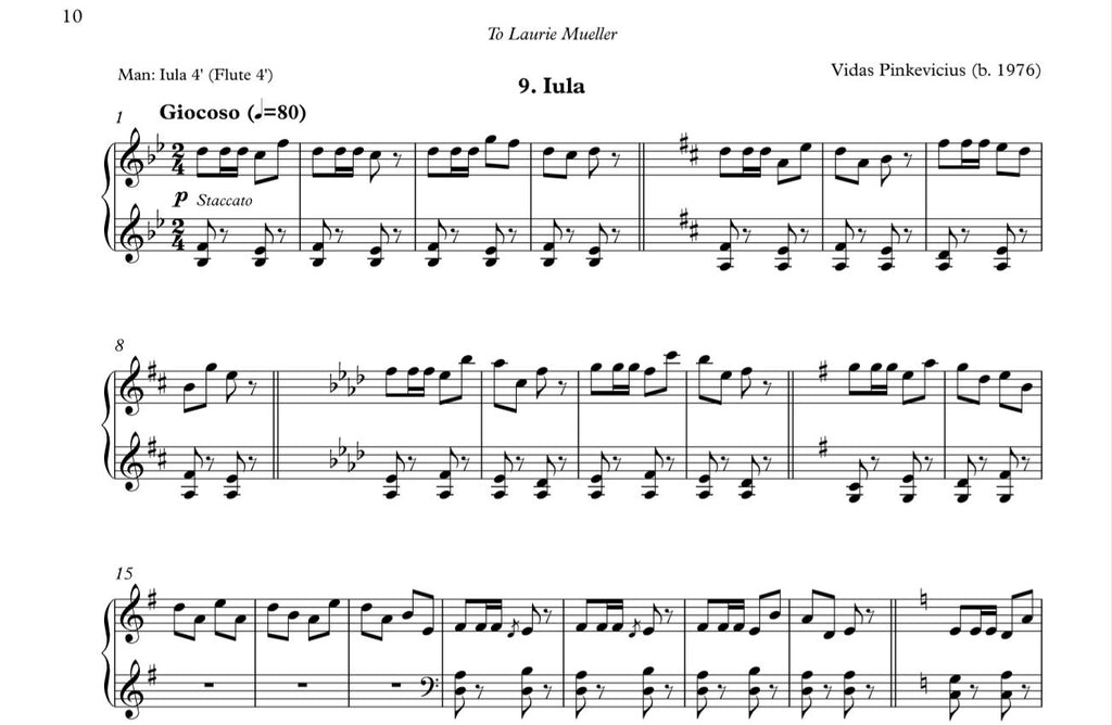 Iula from Organ ABC for organ by Vidas Pinkevicius (2020)