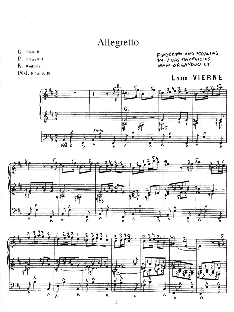 Vierne Allegretto