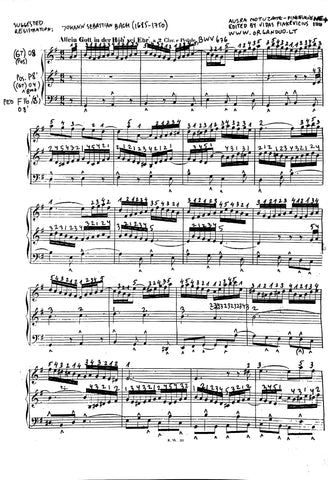Allein Gott, BWV 676