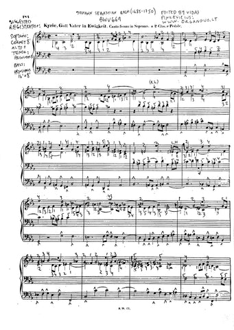 Kyrie, Gott Vater in Ewigkeit, BWV 669