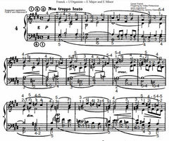 Non troppo lento in E Major from L'Organiste by Cesar Franck with Fingering
