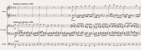 The Advent of Our God, Op. 70 (2019) for organ duet by Vidas Pinkevicius