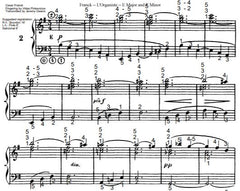 Piece in E Minor from L'Organiste by Cesar Franck with Fingering