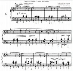 Poco Lento in C Minor from L'Organiste by Cesar Franck with Fingering
