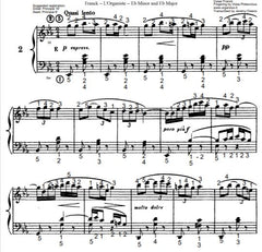 Quasi lento in Eb Major from L'Organiste by Cesar Franck with Fingering