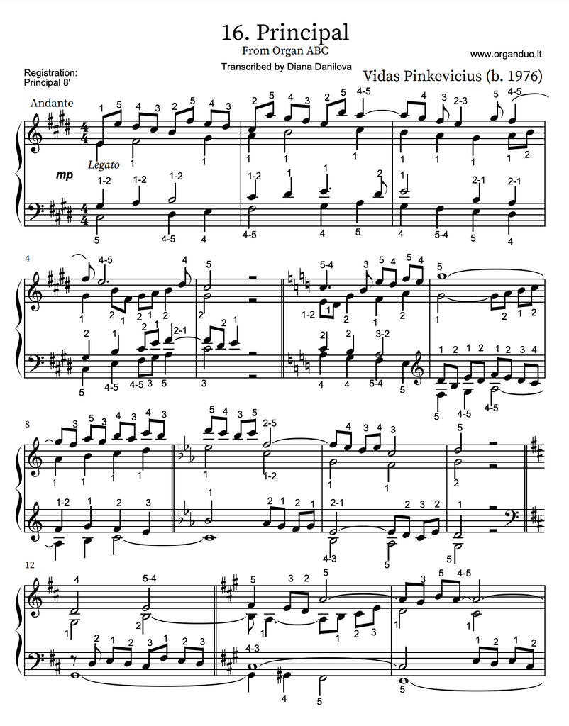 Principal from Organ ABC by Vidas Pinkevicius (2020)