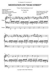 Meditation on "Duke Street", Op. 100 (Organ Solo) by Vidas Pinkevicius (2022)