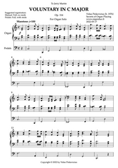 Voluntary in C Major, Op. 114 (Organ Solo) by Vidas Pinkevicius (2022)