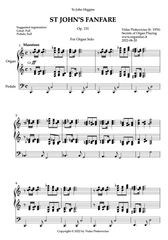St John's Fanfare, Op. 131 (Organ Solo) by Vidas Pinkevicius (2022)