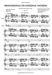 Processional on National Anthem, Op. 136 (Organ Solo) by Vidas Pinkevicius (2022)