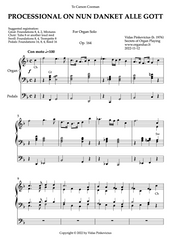 Processional on Nun danket alle Gott, Op. 164 (Organ Solo) by Vidas Pinkevicius