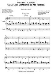 Meditation on Comfort, Comfort Ye My People, Op. 174 (Organ Solo) by Vidas Pinkevicius