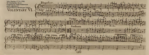 Voluntary in D Major No. 6, Op. 6 by John Stanley