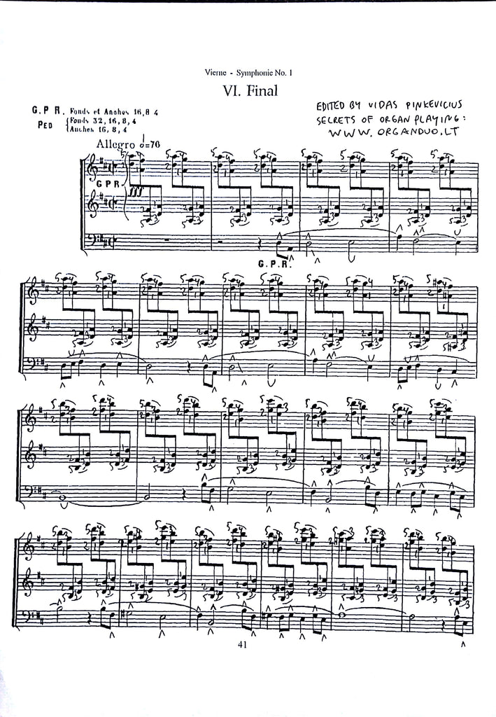 Vierne Final From Symphony No. 1