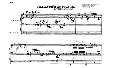 Prelude and Fugue in E minor, BWV 533 by Bach