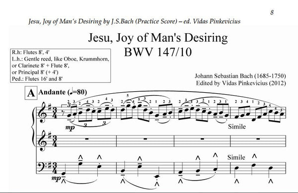 Jesu, Joy of Man's Desiring by J.S. Bach